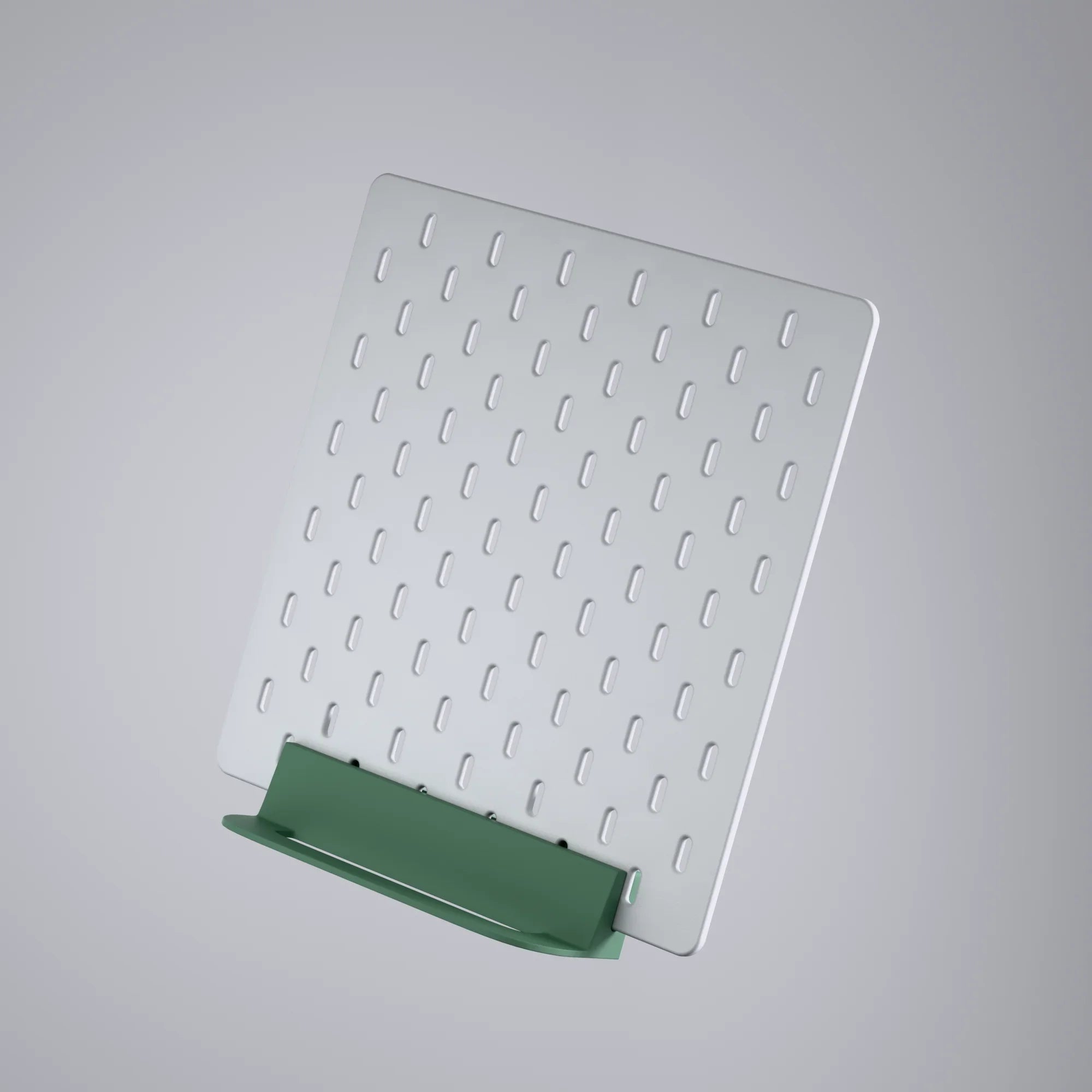 Modular 3D Printed Desk Pegboard Organizer with Stand – Premium Skedis System for Workspace Setup