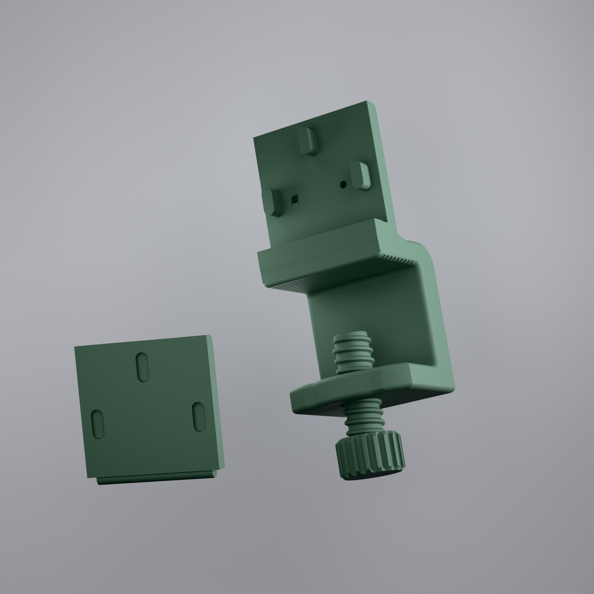 Skadis Pegboard Desk Mount Workspace Organizer, 3D printed premium Pegboard Panel with Adjustable Clamp Decstuff