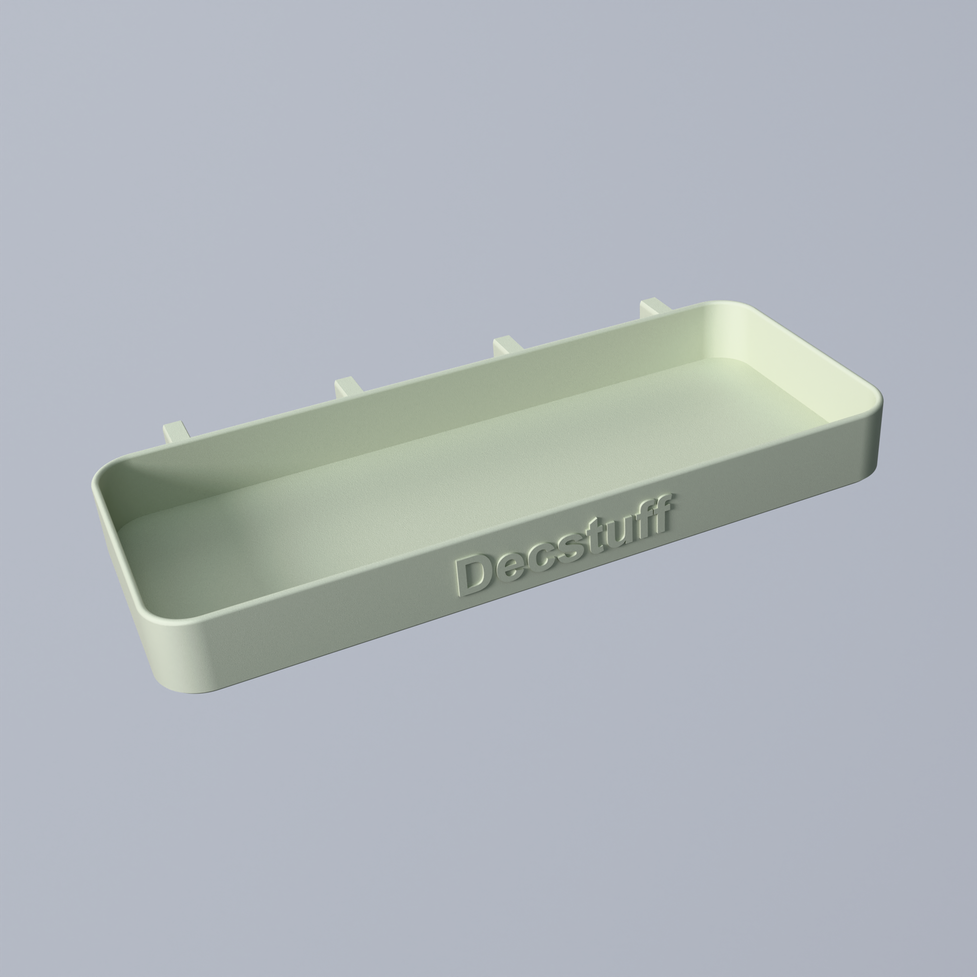 3D Printed Pegboard Trays – Multiple Sizes for Smart Storage Decstuff